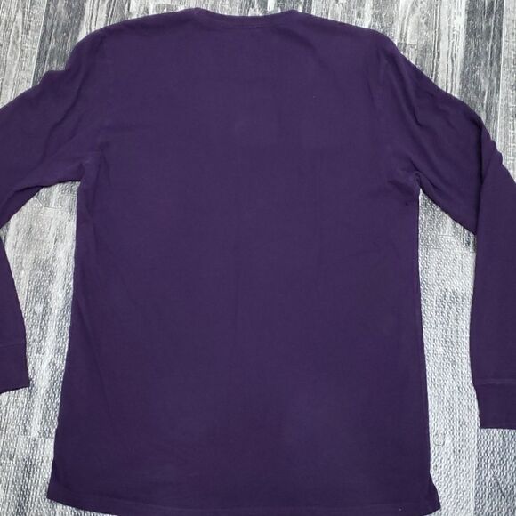AEO LONG-SLEEVE PURPLE GRAPHIC T-SHIRT - Picture 5 of 5